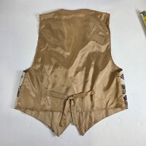 Looney Tunes Vest Unisex M/L Bugs Taz Daffy Elmer Tweety Bird Made USA Vintage - Picture 2 of 5